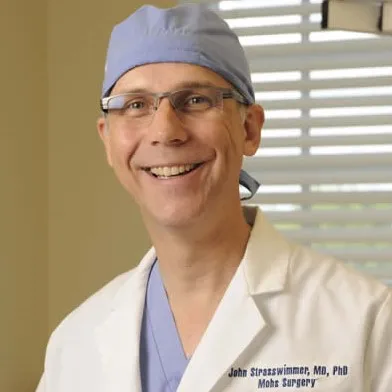 John M Strasswimmer, MD, PhD, FAAD, FACMS, MD