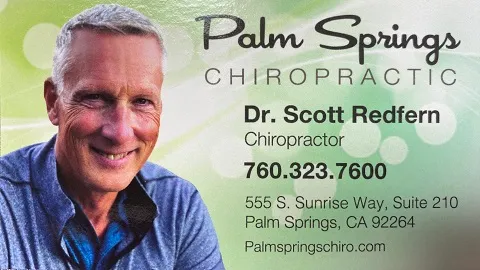 Dr. Scott S Redfern, DC - Palm Springs, CA - Chiropractor, Sports Medicine